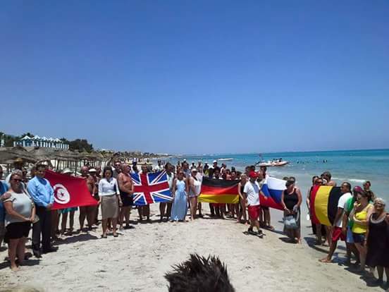 Sur la plage de Mahdia