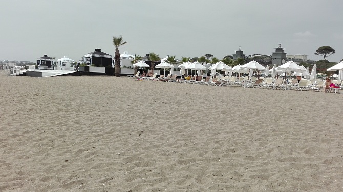 Plage de l'hôtel Rixos Premium Belek.